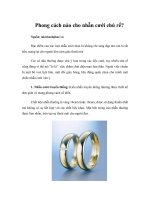 Tài liệu Phong cách nào cho nhẫn cưới chú rể? ppt