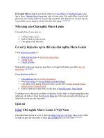 Tài liệu Nền tảng của Chủ nghĩa Marx-Lenin docx