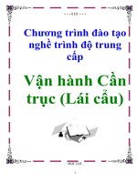 Tài liệu Chương trình đào tạo nghề trình độ trung cấp: Vận hành Cần trục (Lái cẩu) doc