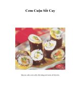 Tài liệu Cơm Cuộn Sốt Cay pptx