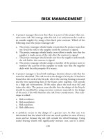 Tài liệu Project Management Professional-Chapter 15a (Question) docx