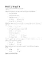 Tài liệu Đề ôn lý thuyết 1 ppt