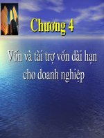 Tài liệu Tài chính doanh nghiệp - Chương 4 pptx