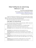 Tài liệu Visual C-018 Thêm ToolTip cho đối tượng trên Dialog pdf