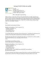 Tài liệu Sử dụng VB.NET để kết nối mySQL doc