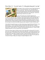 Tài liệu Photo Shine 3.2 – Tạo ảnh “tranh vẽ” và lồng ghép khung ảnh docx