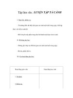 Tài liệu Tập làm văn - LUYỆN TẬP TẢ CẢNH doc