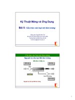 Tài liệu Bài 5: Cấu trúc các loại mô đun màng docx