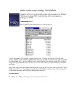 Tài liệu Public Folder trong Exchange 2003 (Phần I) ppt
