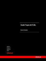 Tài liệu Oracle9i : Program with PL/SQL pdf