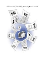 Tài liệu Tắt các chương trình “cứng đầu” bằng Process Assassin docx