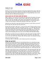 Tài liệu HÒA GIẢI pptx