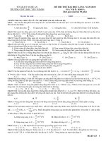 Tài liệu Đề thi thử Đại học môn Vật lý - khối A năm 2010 pptx