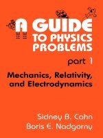 A guide to physics problems 