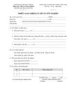 Tài liệu 1 phieu giao nhiemvu QH doc