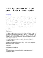 Tài liệu Hướng dẫn cài đặt Nginx với PHP5 và MySQL hỗ trợ trên Fedora 13- phần 2 docx