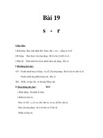 Tài liệu Tiếng việt 1 - Bài 19, 20 ppt