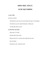 Tài liệu KHOA HỌC - NƯỚC BỊ Ô NHIỄM docx