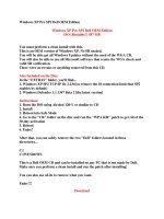 Tài liệu Windows XP Pro SP2 Dell OEM Edition doc