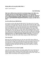 Tài liệu Những điểm mới trong SQL 2008 Phần 1 ppt