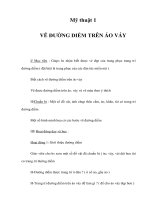 Tài liệu Mỹ thuật 1 - VẼ ĐƯỜNG DIỀM TRÊN ÁO VÁY ppt