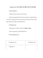 Tài liệu Tập làm văn - CẤU TẠO CỦA BÀI VĂN TẢ NGƯỜI ppt