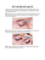 Tài liệu Sắc xanh dịu mát ngày hè docx