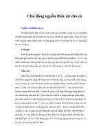 Tài liệu Chủ động nguồn thức ăn cho cá doc