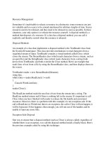 Tài liệu Resource Management pptx