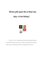 Tài liệu Bị hen phế quản thì có được học chạy và bơi không? pdf