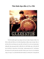 Tài liệu Nhà lãnh đạo đấu sỹ La Mã pptx