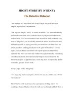 Tài liệu LUYỆN ĐỌC TIẾNG ANH QUA TÁC PHẨM VĂN HỌC-SHORT STORY BY O’HENRY The Detective Detector doc