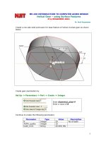 Tài liệu Helical Gear – using Surface Features Pro/ENGINEER pdf