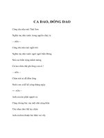Tài liệu CA DAO, ĐỒNG DAO pptx