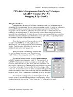 Tài liệu Microprocessor Interfacing Techniques Lab VIEW Tutorial Part 7 docx