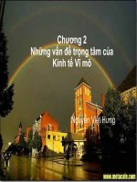 Tài liệu Những vấn đề trọng tâm của Kinh tế Vĩ mô pdf