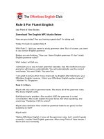 Rule 5 for fluent english 