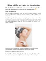 Tài liệu Những sai lầm khi chăm sóc tóc mùa đông pdf