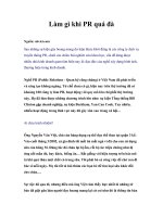 Tài liệu Làm gì khi PR quá đà pptx