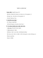 Tài liệu Tóan 1 - TIẾT 9 : LUYỆN TẬP docx