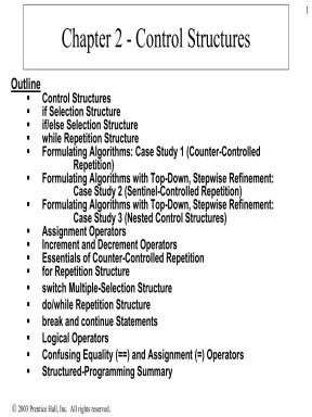 Tài liệu Chapter 2 - Control Structures ppt