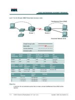 Tài liệu Lab 11.2.3c Simple DMZ Extended Access Lists pdf
