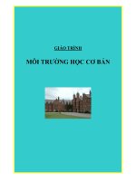 Tài liệu Giáo trình môi trường học cơ bản pdf