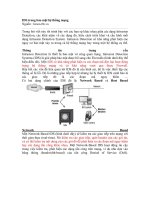 Tài liệu IDS trong bảo mật hệ thống mạng pptx