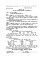 Tài liệu Đề thi tốt nghiệp môn địa năm 2003 pdf