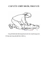 Tài liệu CẤP CỨU CHẾT ĐUỐI, THẮT CỔ doc