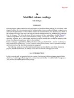 Tài liệu Pharmaceutical Coating Technology (Part 14) docx