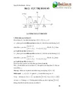 Tài liệu Chương 1 - Bài 2 (Dạng 1): Cực trị hàm số doc