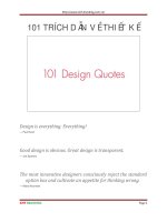 101 Trích dẫn hay về thiết kế