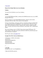 Tài liệu Listing Tables in an Access Database ppt